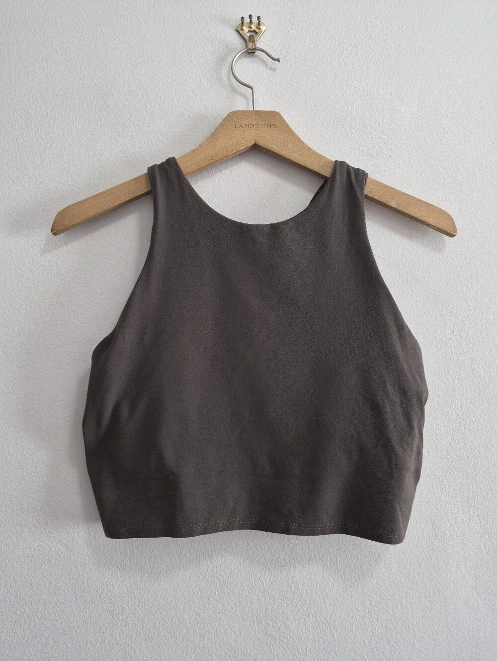Athleta Conscious Crop Top In Arbor Olive Size Medium - Picture 3 of 6